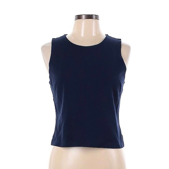 Sanctuary Navy Crop Tee, L - Picture 1 of 9